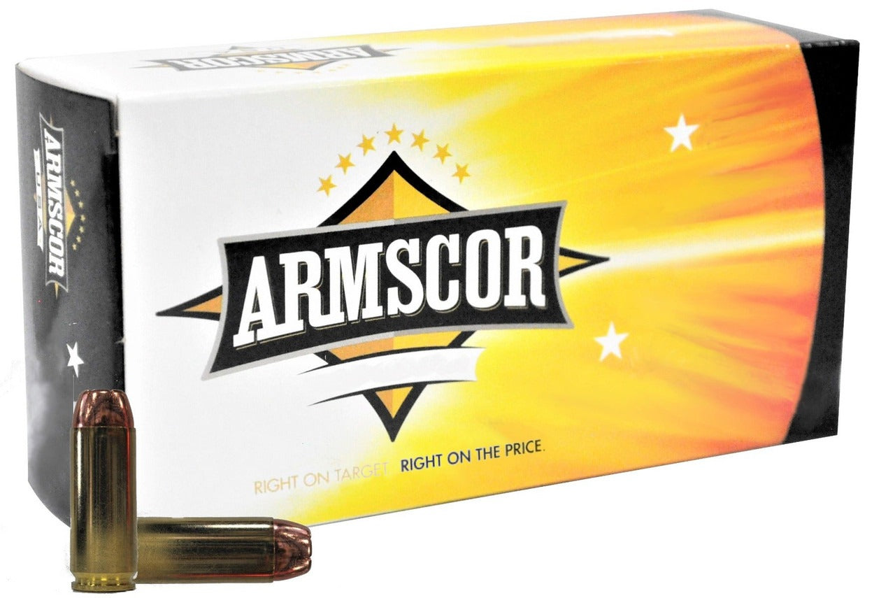 Armscor .50 AE Pistol Ammo - 300 Grain | XTP Jacketed Hollow Point | (400 Round Case (20 Boxes))