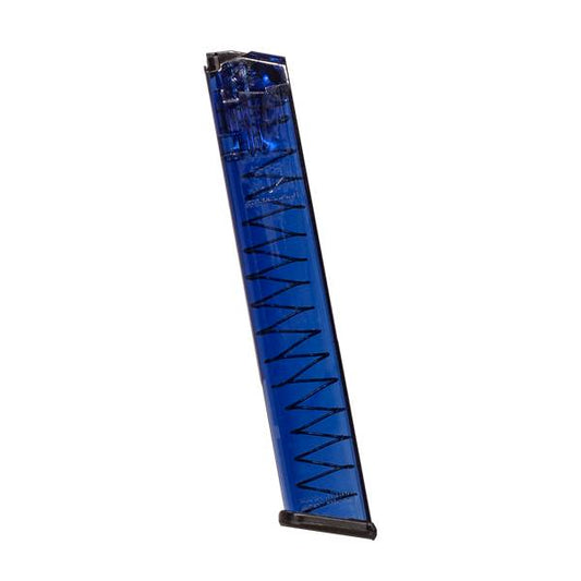 ETS 9MM BLUE MAGAZINE | FITS GLOCK 17, 18, 19, 26, 34 | 31RD Mag | Length 200mm