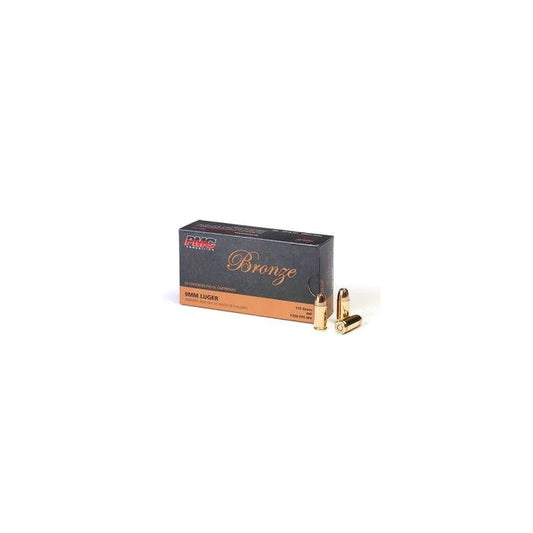 PMC Bronze 9mm Luger Handgun Ammo - 115 Grain | JHP |