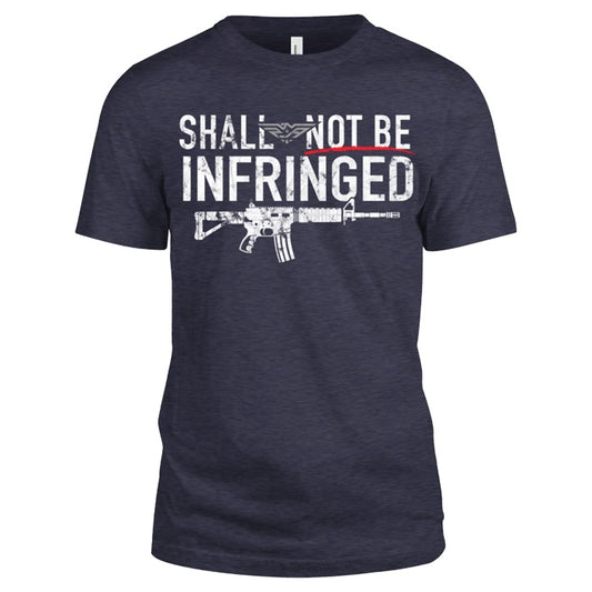 "Shall Not Be Infringed" Front Logo T-Shirt - 3XL