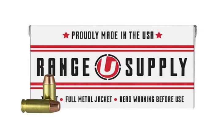 Underwood Ammo Range Supply .40 S&W Handgun Ammo - 180 Grain |  FMJ (50 Round Box)