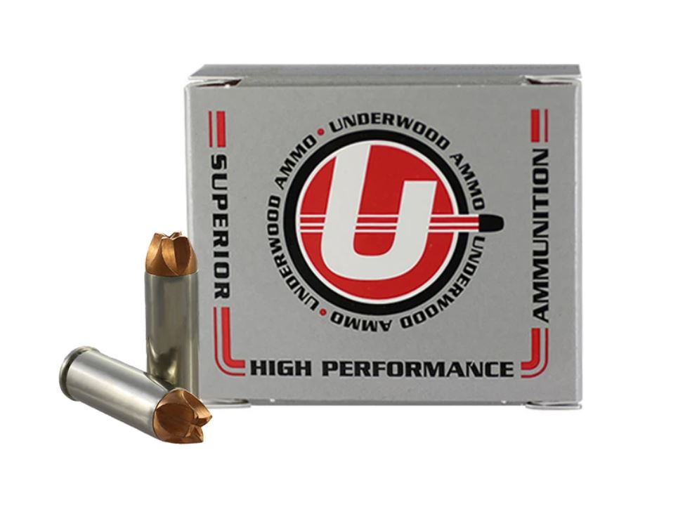 Underwood Ammo .45 Colt (LONG COLT) 135 Grain Xtreme Defender Solid Monolithic Hunting & Self-Defense Ammo