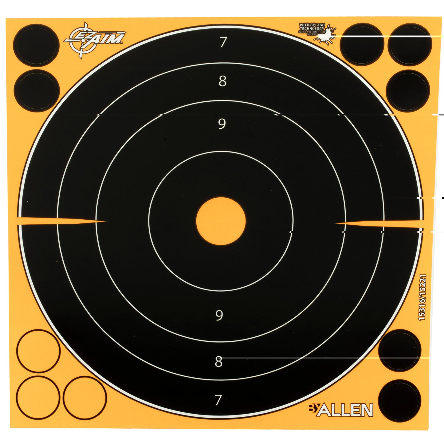 Allen Ez Aim 8" Bullseye 6pk