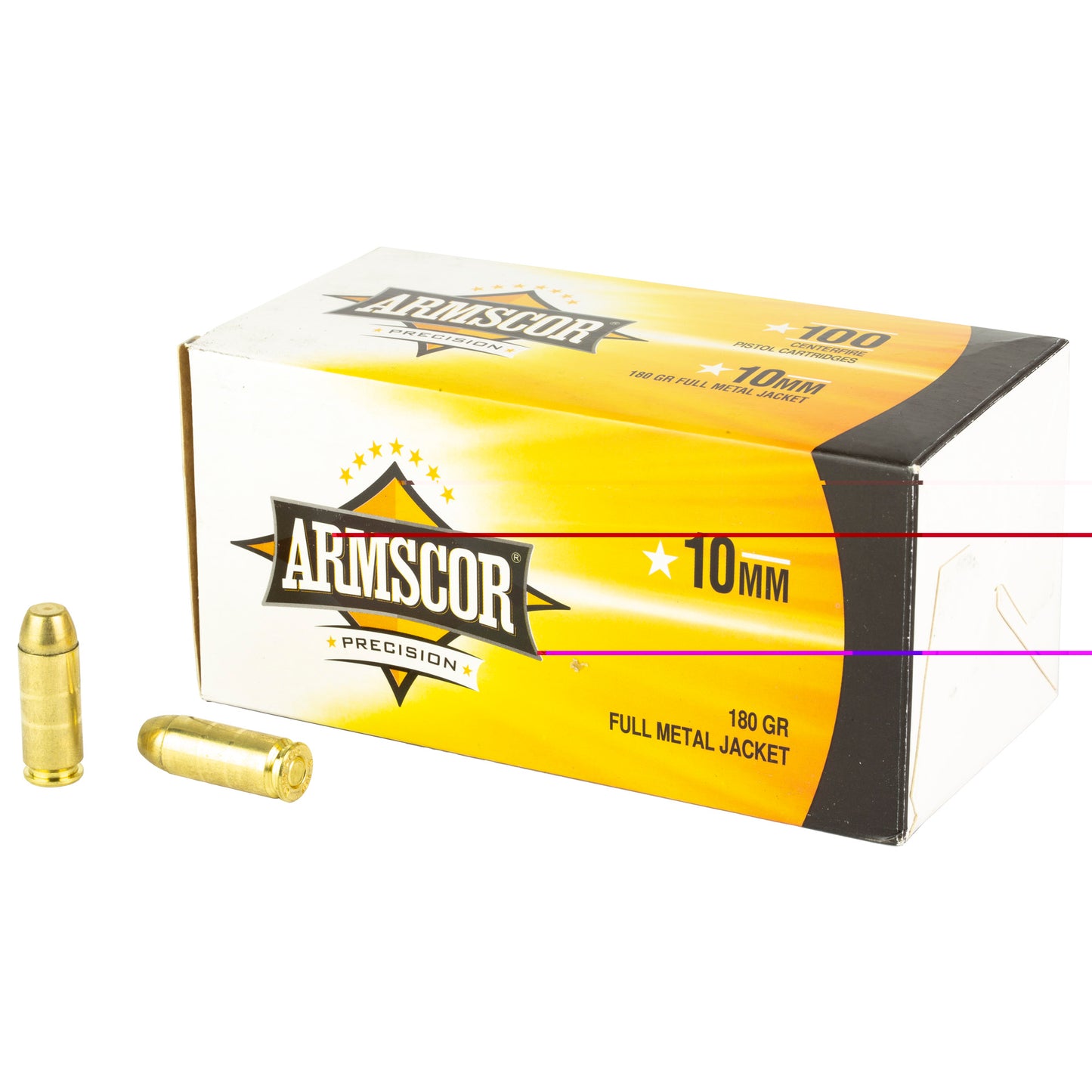 Armscor 10mm 180 Grain | FMJ | (100 Round Box)