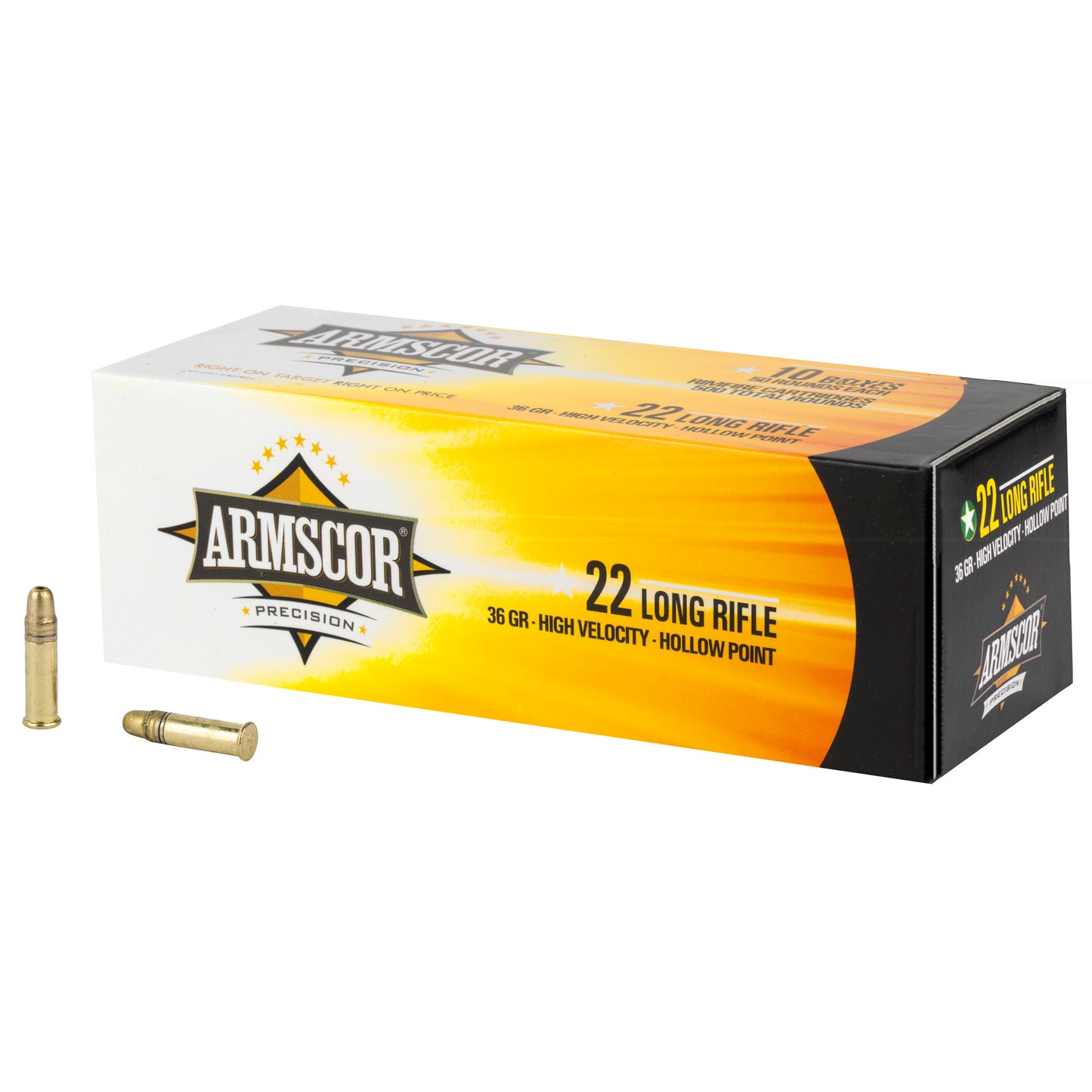 Armscor 22 Long Rifle High Velocity Hollow Point 36Gr (50 Round box)