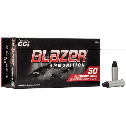 Blazer Ammunition, Blazer, 38 Special, 158 Grain | LRN |  (50 Round Box)