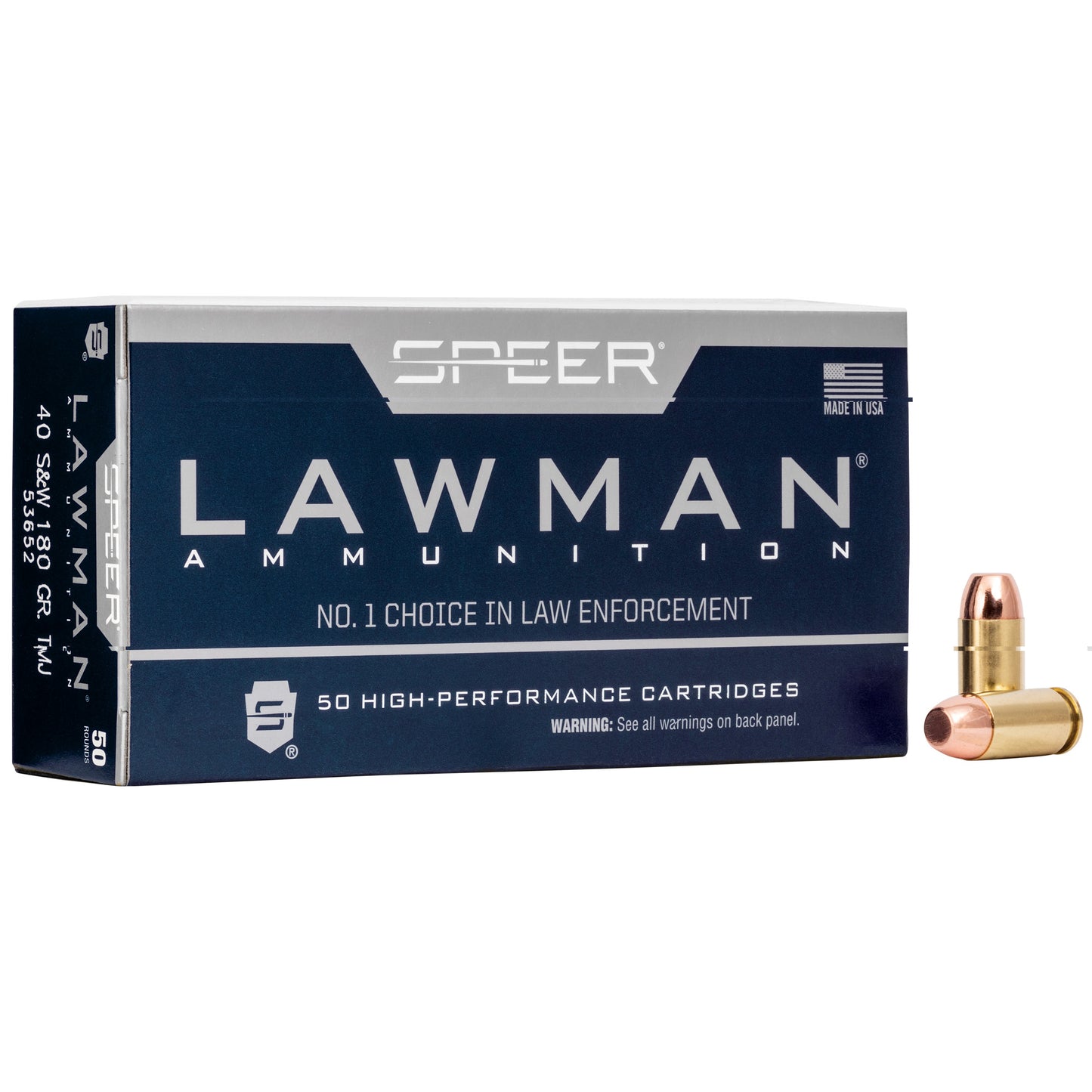 Lawman Ammunition 9mm Luger - Speer Ammo 50