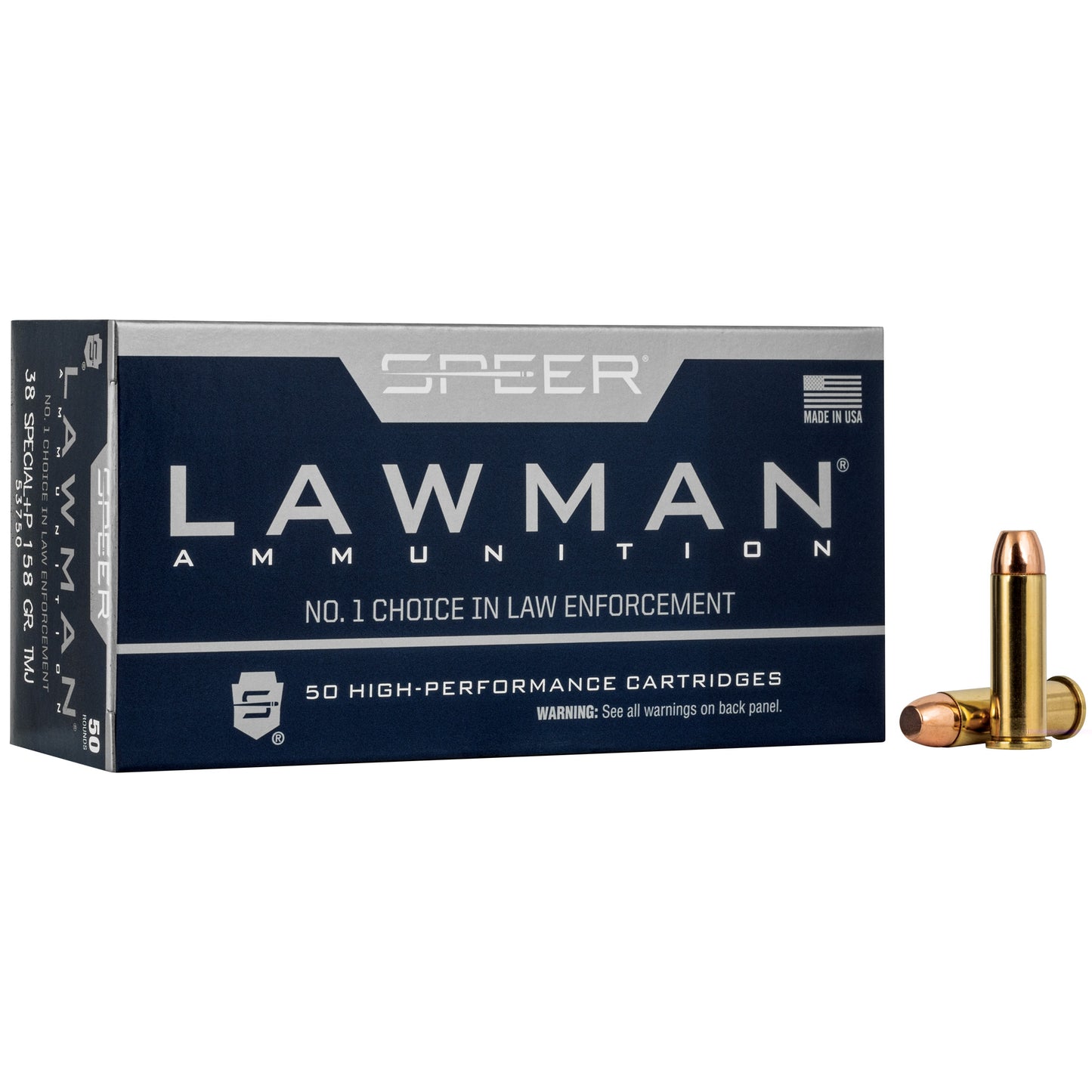 Spr Lawman 38spl+p 158gr Tmj 50/1000