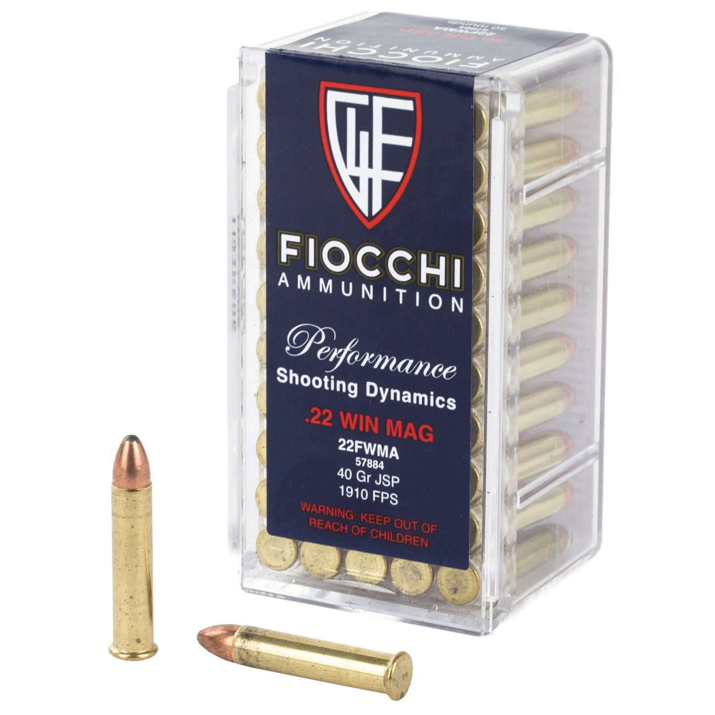 Fiocchi 22wmr 40gr Jsp 50/2000