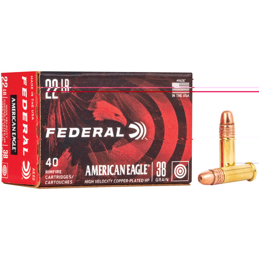 Fed Am Eagle 22lr, 38Gr, Hv Hp 40/4000