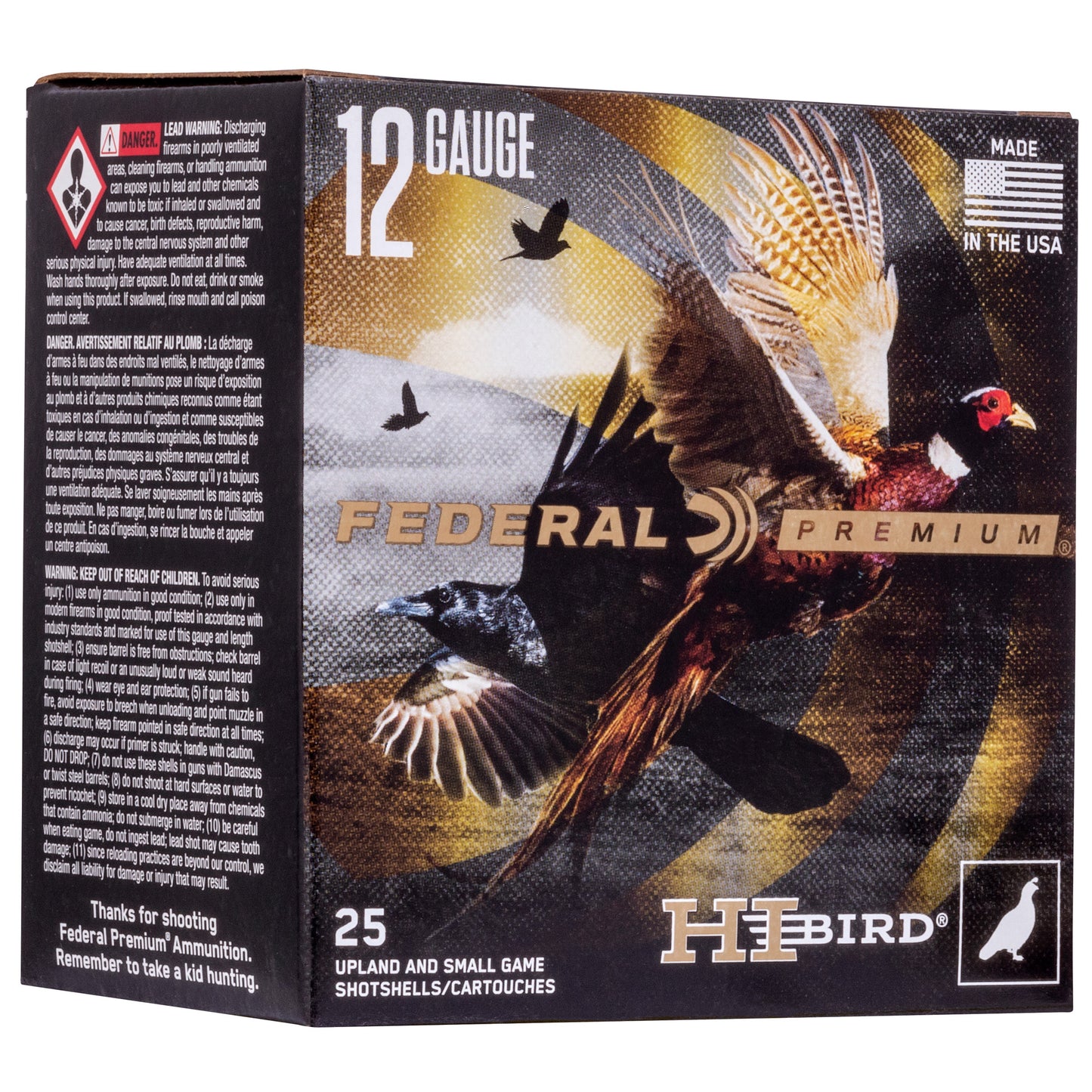 Fed Hi-bird 12ga 2.75" #5 25/250