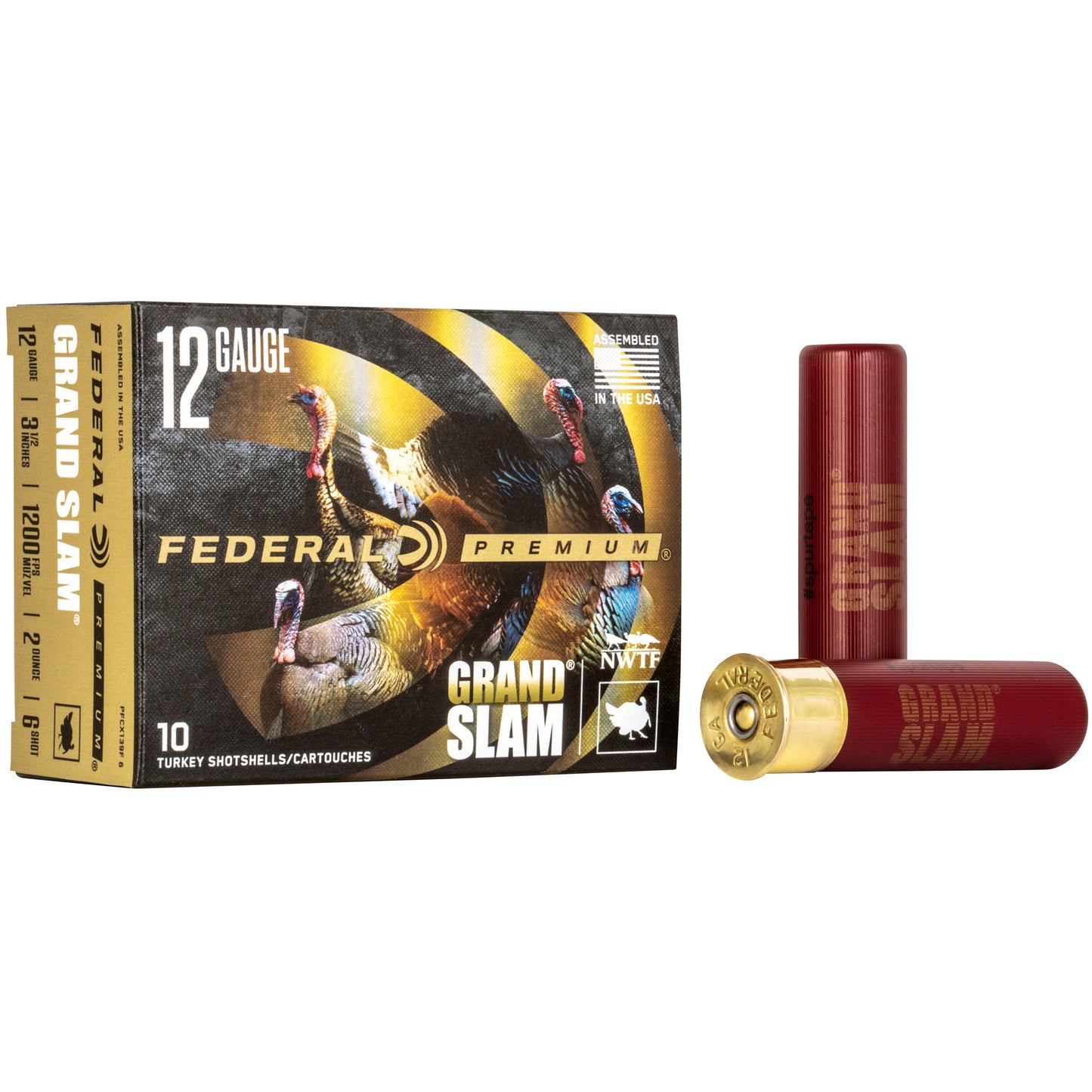 Fed Grand Slam 12ga 3.5" #6 2oz 10/5