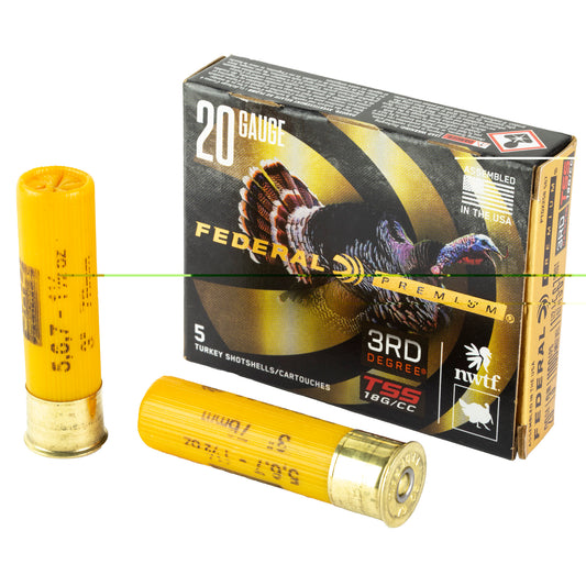 Federal, 3rd Degree, 20 Gauge, 3", 5/6/7 Shot Combo, 1.75oz, Flight Control  (5 Round Box)