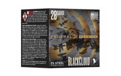 Fed Blk Cloud 28ga 3" #3 25/250