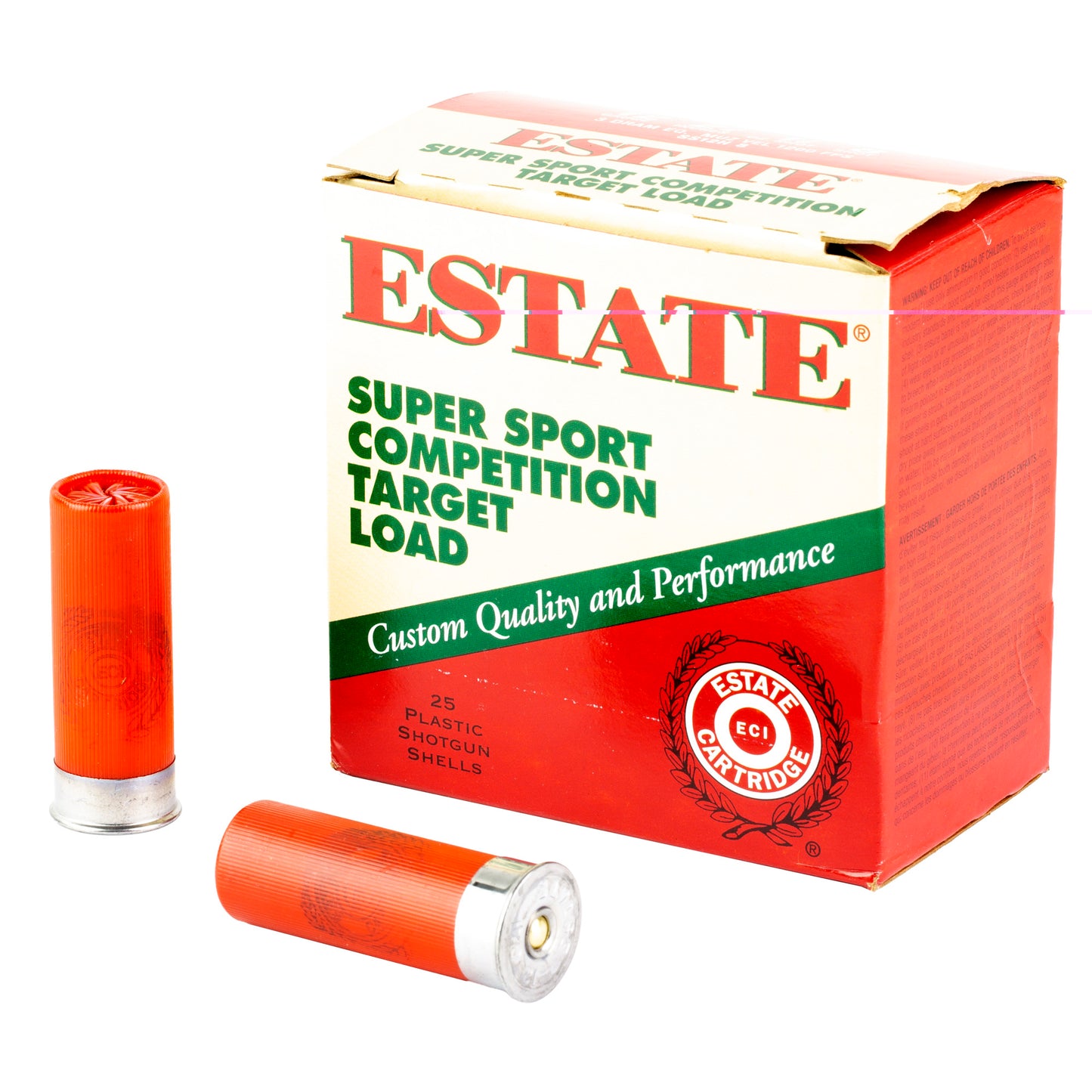 Fed Estate Ss 12ga 2.75" #8, 1,200 fps, 25/250