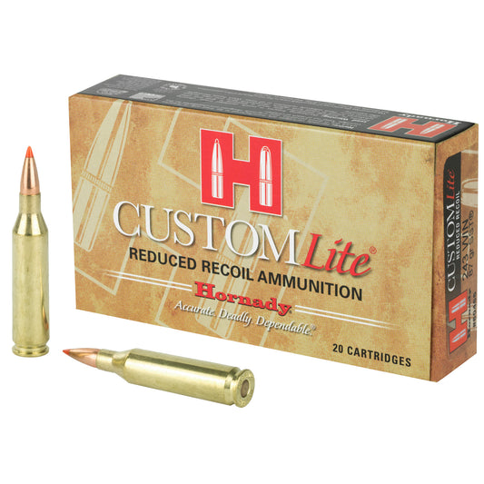 Hornady, Custom Lite, 243 Win 87 Grain, SST, Low Recoil  (20 Round Box)