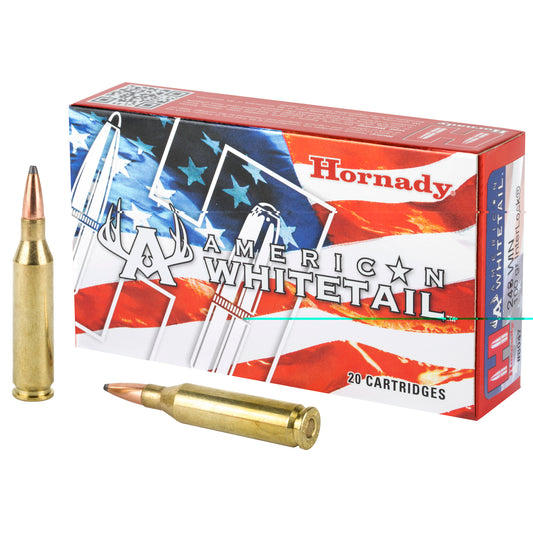 Hornady, American Whitetail, 243Win, 100 Grain, Interlock Boat Tail Soft Point  (20 Round Box)