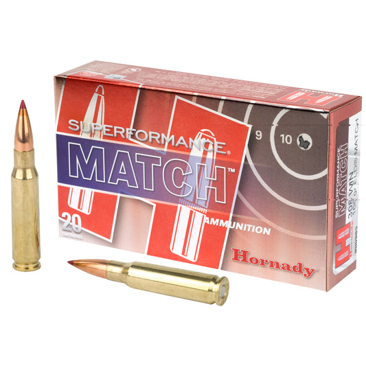 Hornady, Superformance Match, 308 Win, 168 Grain, ELD Match, 20 Round Box