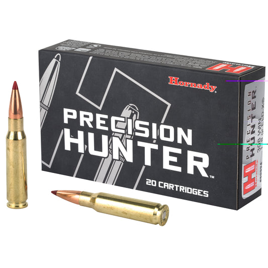 Hornady, Precision Hunter, 308 Win, 178 Grain, ELD-X, 20 Round Box