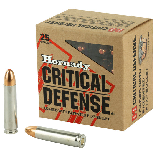 Hornady, Critical Defense, 30 Carbine, 110 Grain, Flex Tip  (25 Round Box)