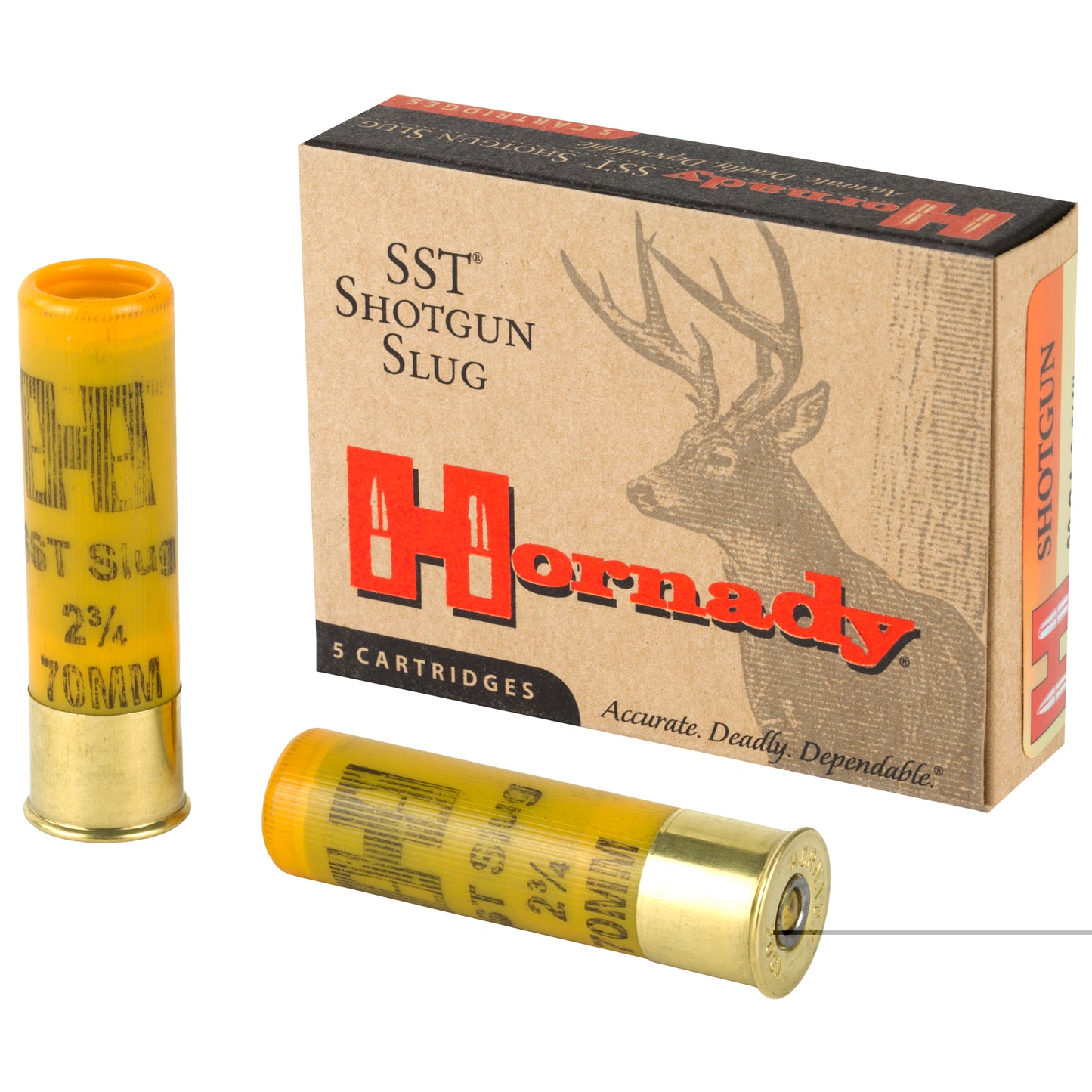 Hornady, SST, 20 Gauge, 2.75", 250 Grain, Sabot Slug  (5 Round Box)