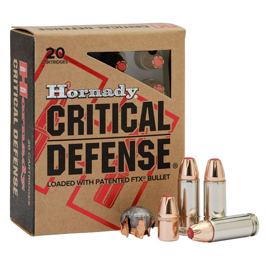 Hornady, Critical Defense, 30 Super Carry, 100 Grain | Flextip, FTX | 20 Rounds per Box