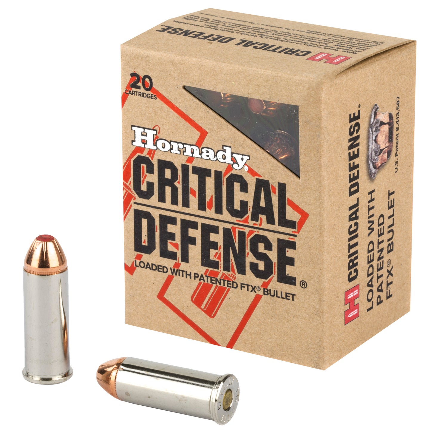 Hornady, Critical Defense, 44 Spl, 165 Grain | FTX |  (20 Round Box)