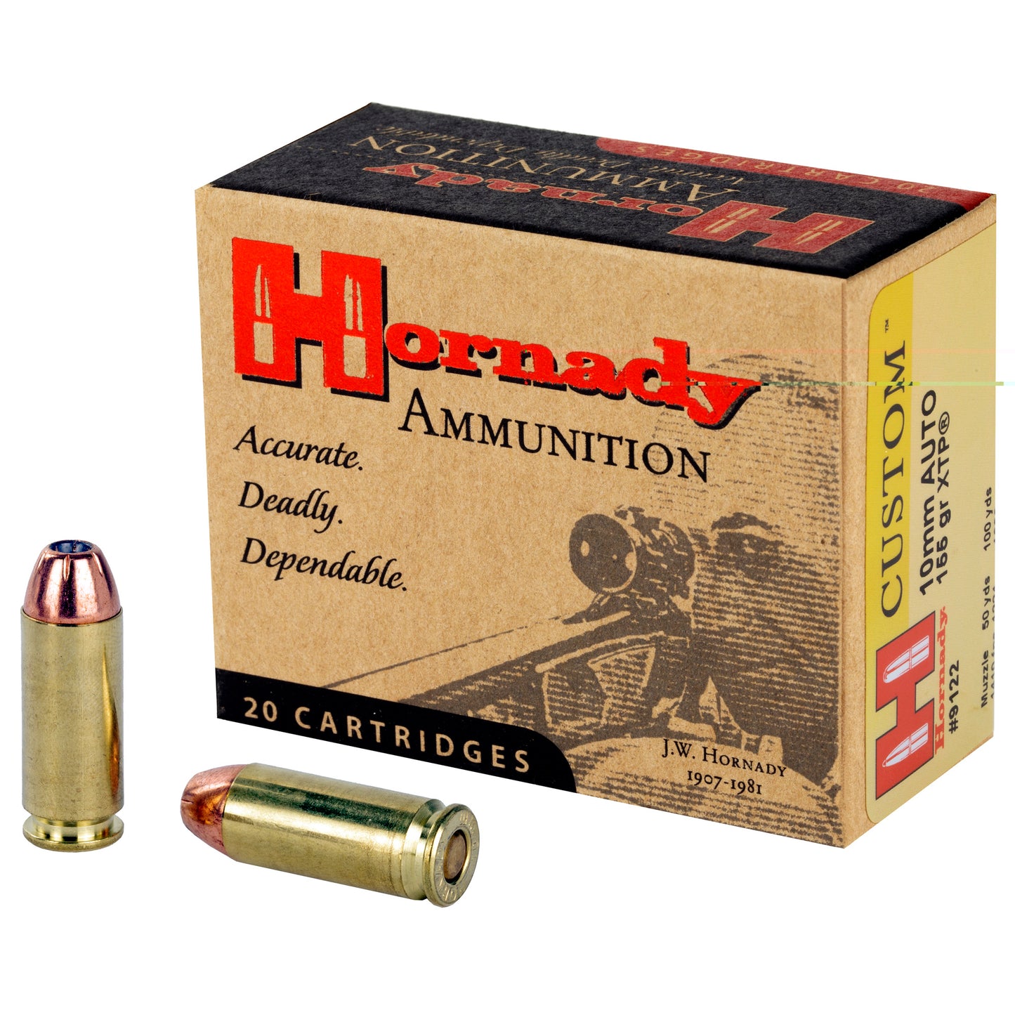 Hornady 10mm, 155grain, XTP 20 Rounds per Box