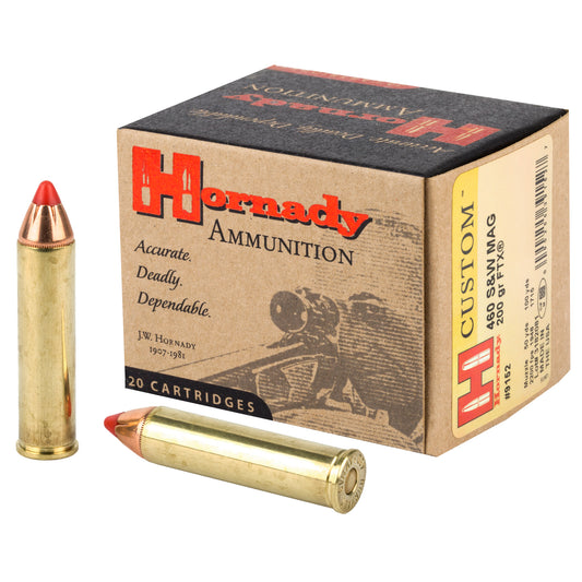 Hornady, Ammunition, 460 S&W, Magnum, MAG, 200 Grain, Flextip, FTX, 20 Rounds per Box 