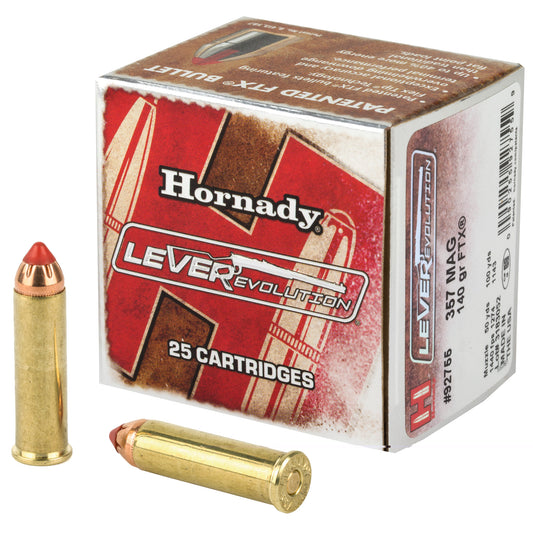 Hornady, LEVERevolution, .357 Magnum, 140 Grain | Flextip, FTX | 25 Rounds per Box