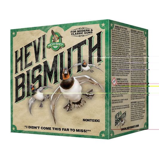 HEVI-Shot, HEVI-Shot, HEVI-Bismuth, 12 Gauge 3", Max Dram, 1 3/8 oz, #2 Shot Size  (25 Round Box)