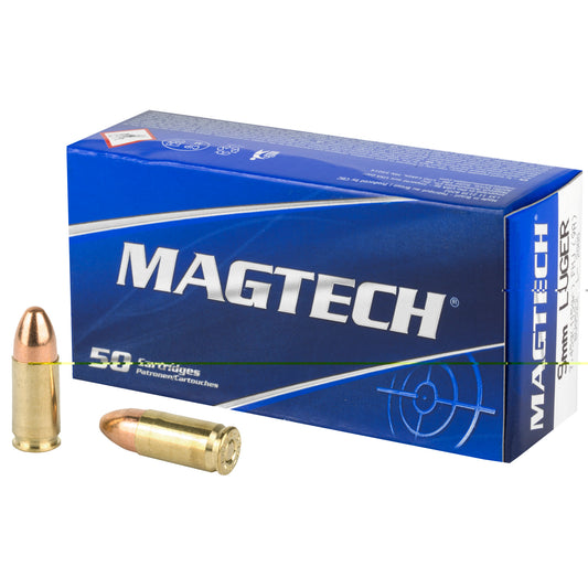 Magtech, 9mm Luger, 115 Grain | Full Metal Jacket, FMJ | 50 Round Box 