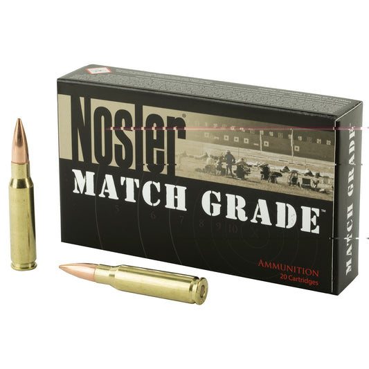 Nosler, Rifle, 308WIN, 168 Grain, Custom Competition, 20 Round Box