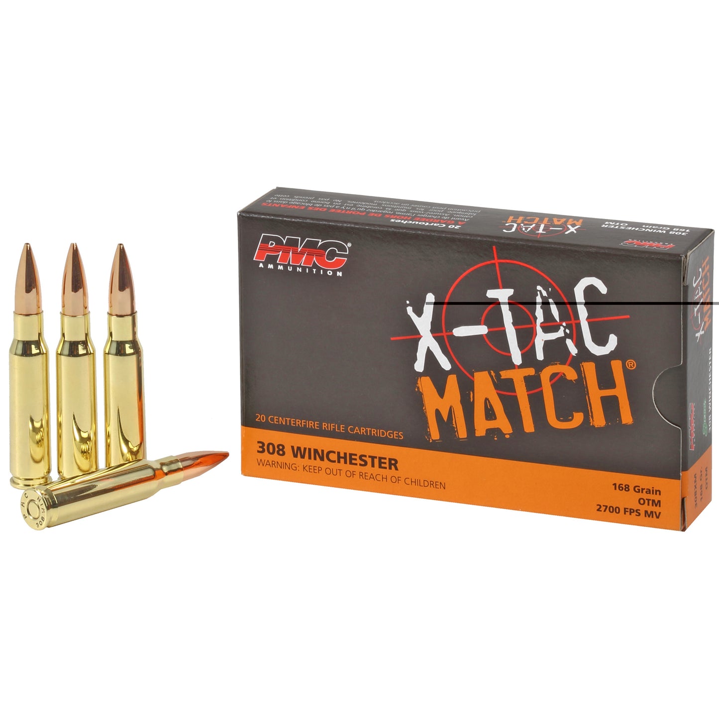 Pmc Xtacm 308win 168gr Otm Bt 20/800