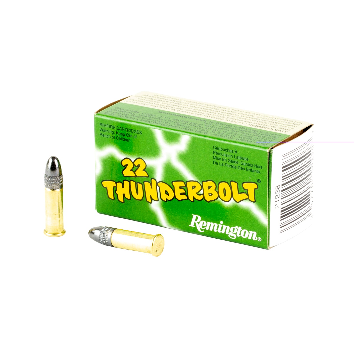 Remington, Thunderbolt, 22 LR, 40 Grain, Lead Round Nose, 50 Round Box