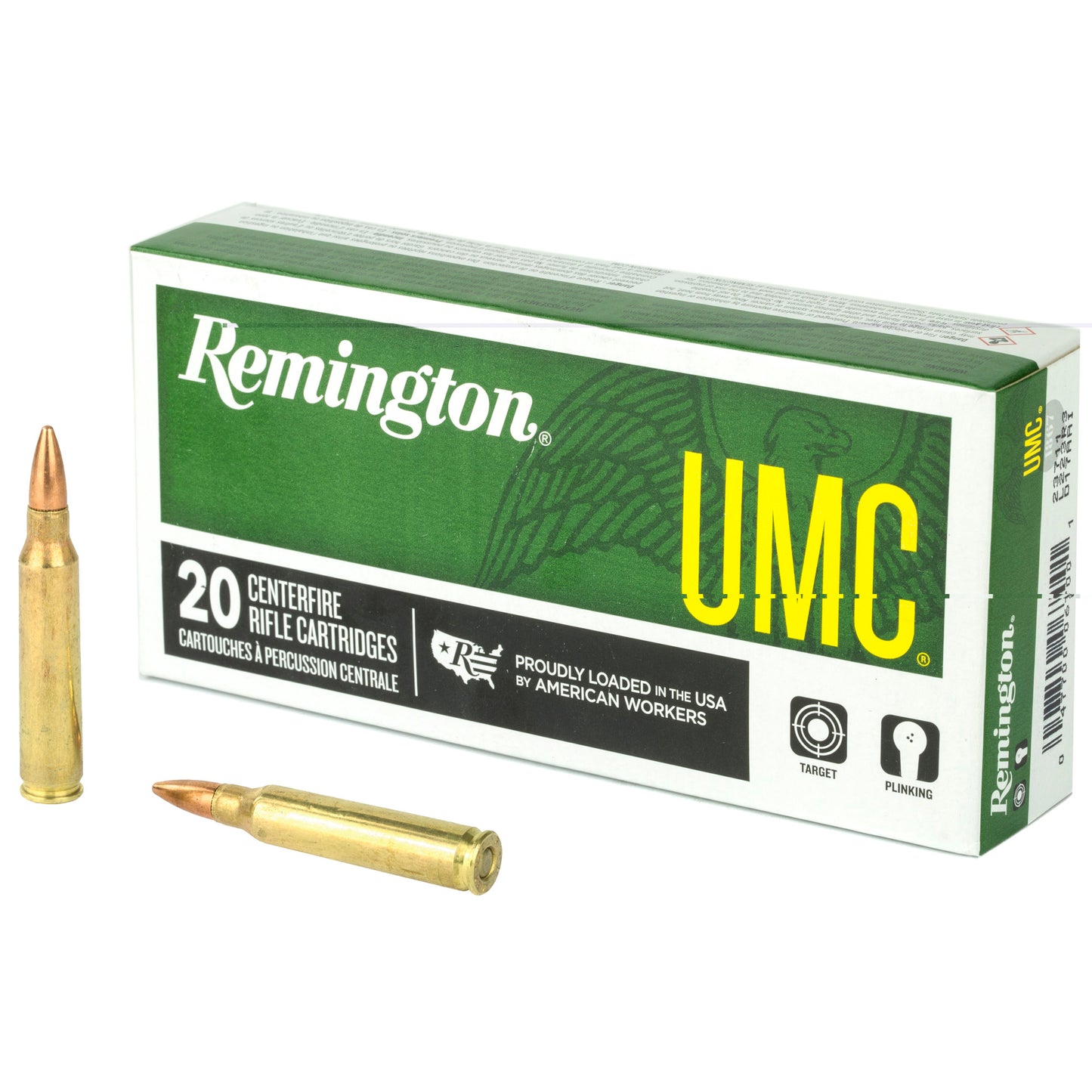 Remington, UMC, 223 Remington, 55 Grain, Full Metal Jacket, 20 Round Box