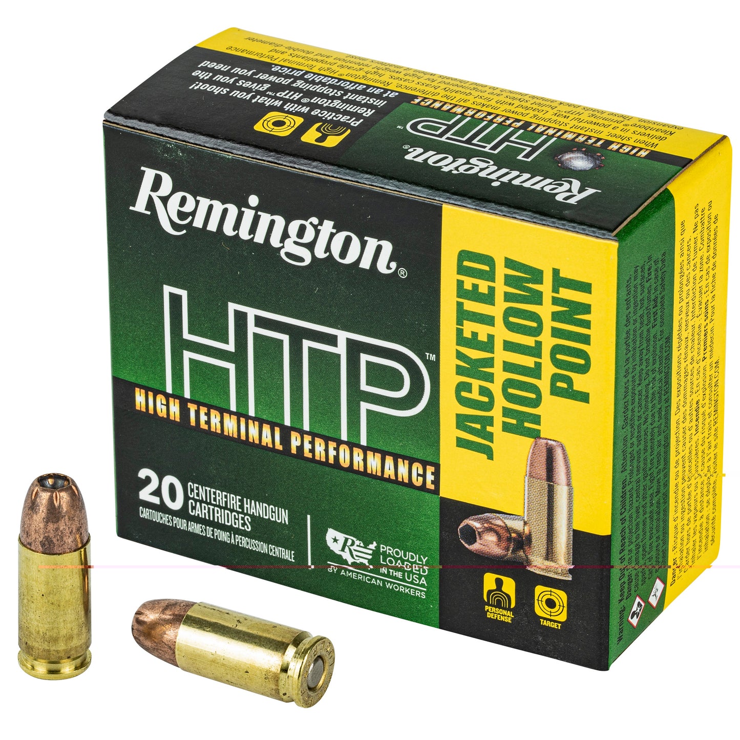 Rem Htp 9mm +p 115gr Jhp 20/500