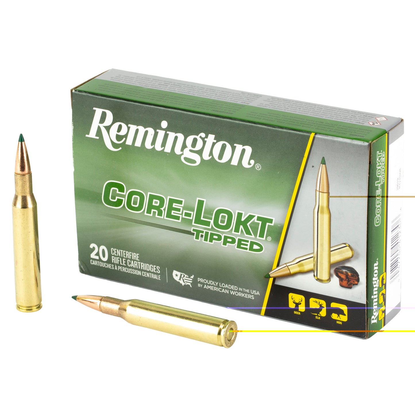 Remington, CORE-LOKT, TIPPED, 270 Winchester, 130 Grain, Polymer Tip  (20 Round Box)